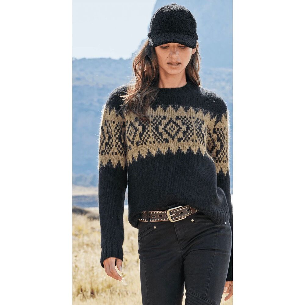 Peruvian Connection Skjolden Pullover Sweater Women’s Size Medium